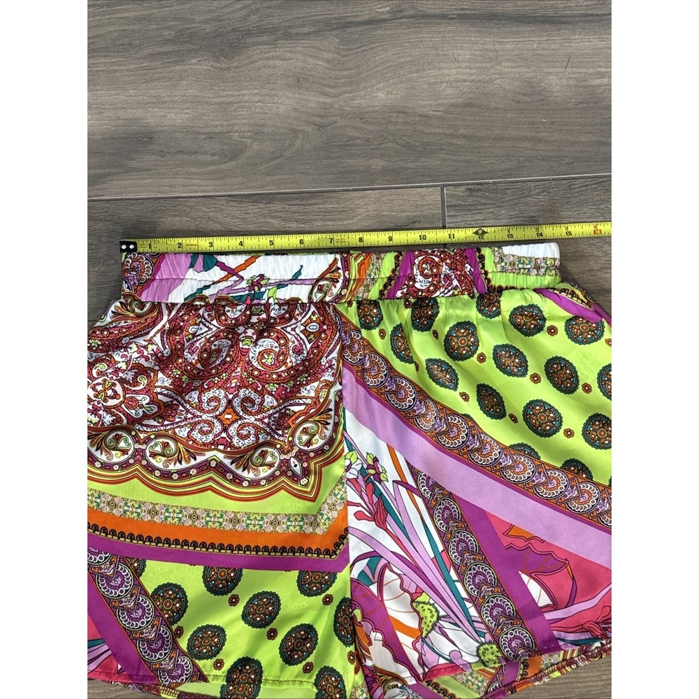 Shein Shorts Polyester Boho‎ Chic Pucci-like Print Women's Large - Picture 6 of 14